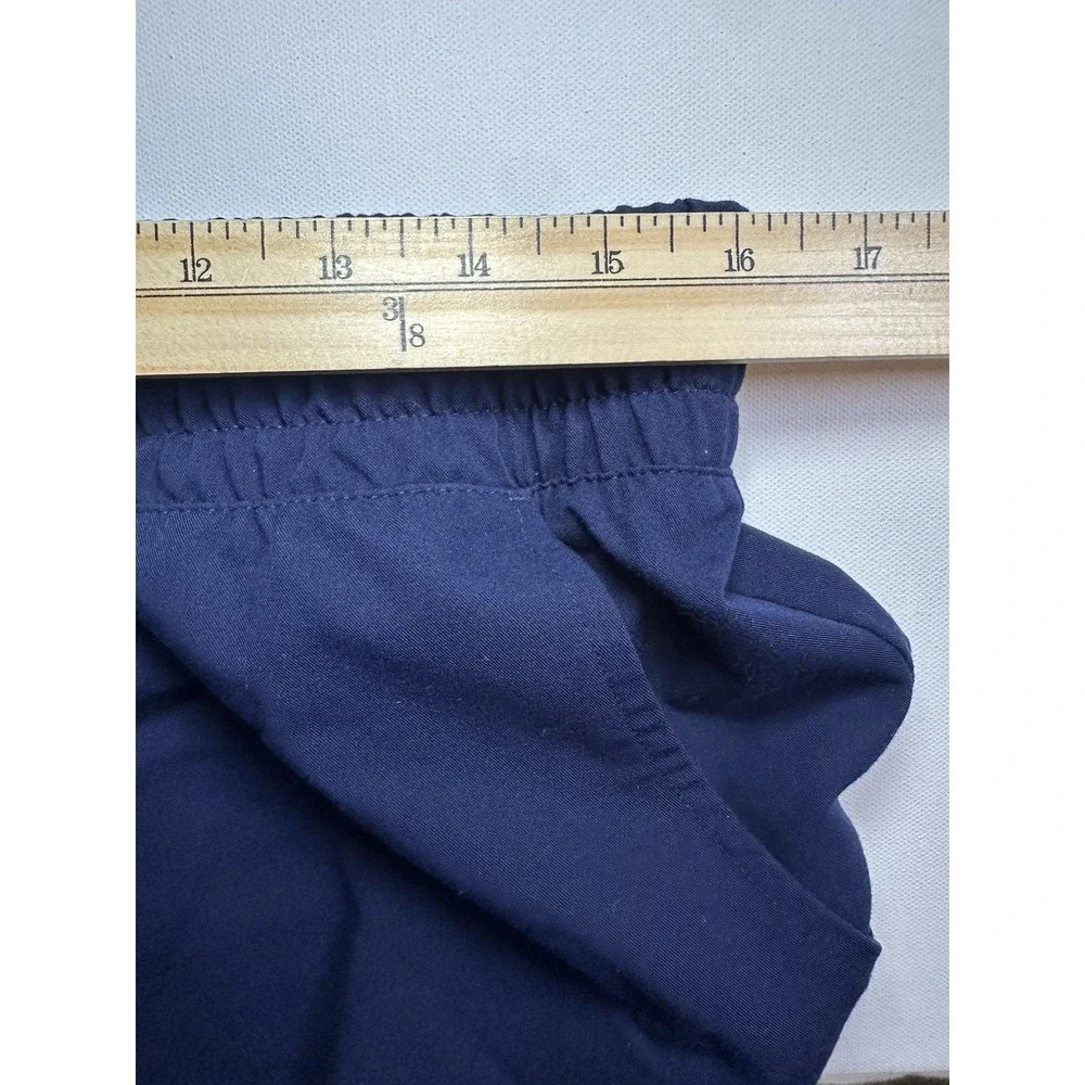 FIGS Women's LARGE Zamora Jogger Scrub Pants Navy Blue‎ Technical Collection